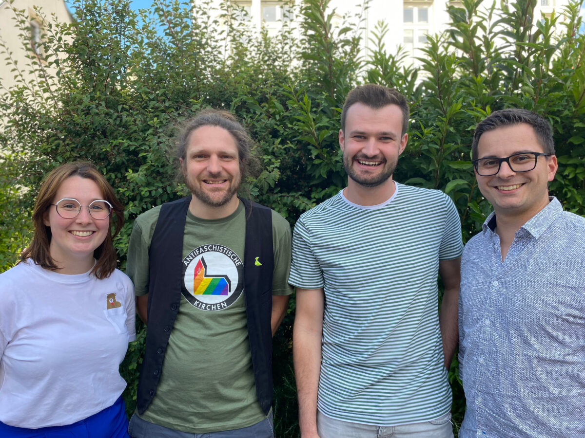Theresa Verst, Thomas Held, Pascal Garrecht, Dominik Schek (v.l.n.r.)